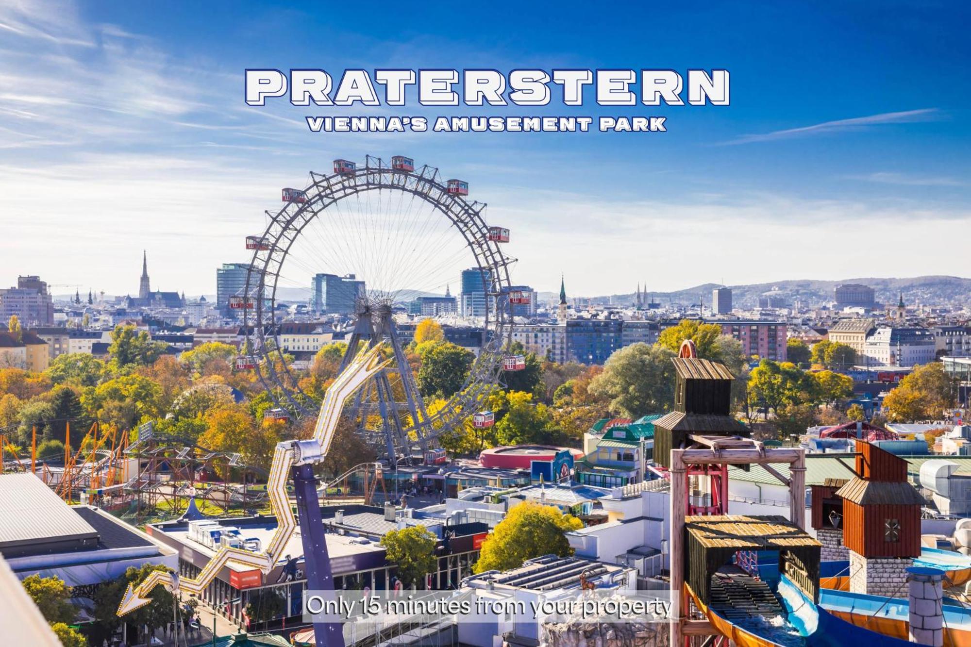 Near Danube & Prater Stern/central & Comfy 1br Apartament Wiedeń